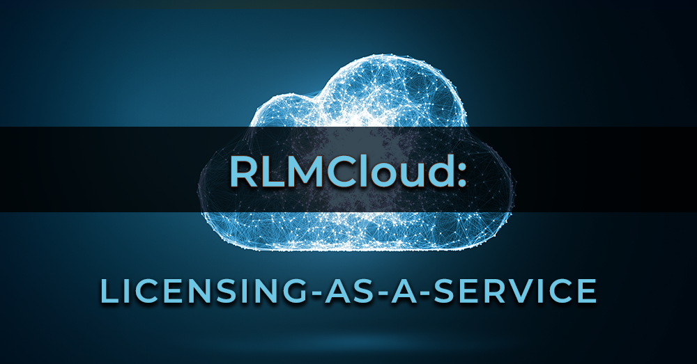 One light blue cloud filled with technology connections sit in the middle of a dark blue radial gradient background.